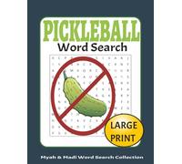 Pickleball Word Search: 50 Pickleball-Themed Puzzles Over 100+ Pages (Myah & Madi Wordsearch Book Collection)