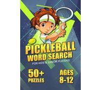 Pickleball Word Search for Kids: 50+ Activity Puzzles for Junior Players Ages 8-12 | Large Print Sports Brain Games to Learn Rules, Gear, and Pro Slang