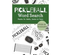 Pickleball Word Search Puzzle Book: Word Searches with Easy to Read Print about Pickleball, Court Games, Sports and More | 6x9 inches, 110 pages | 50+ ... … Gift for Vacations, Holidays and Free Times