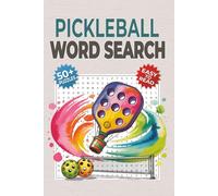 Pickleball Word Search Puzzle Book: Word Searches with Easy-to-Read Print about Strategy, Shots, Rules, and More | 50+ Puzzles | A Fun Gift for Pickleball Players