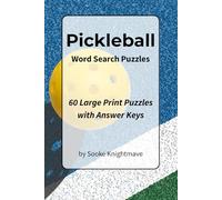 Pickleball Word Search Puzzles: Word Search Puzzles with Easy to Read Print about Pickleball, Paddle Sports, General Recreation, and more | 6x9 ... Gift for Vacations, Holidays, and Relaxation