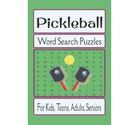 Pickleball Word Search Puzzles: Word Searches with Easy to Read Print about the sport of Pickleball / 6x9 inches, 110 pages / 50+ Puzzles...Gift for Vacations, Holidays, and Leisure Time