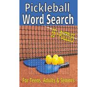 Pickleball Word Search: Word Search with Easy to Read Print about Pickleball, Puzzle Book, Players, Activity, Equipment, Rules, Brain Games : 6x9 ... for Vacations, Holidays and Relaxation