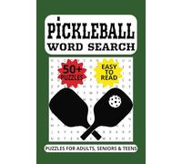 PİCKLEBALL WORD SEARCH: Word Search with Easy to Read Print about Pickleball Word Search Puzzle Books, Sports Word Search Books For Adults and More | ... for Vacations, Holidays and Free Times