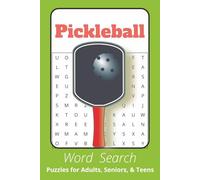 Pickleball Word Search: Word Searches with Easy to Read Print about Pickleball, Sport Terminology and More I 6x9 inches, 110 pages I 50+ Puzzles - Gifts for Pickleball Enthusiasts, Fun and Leisure