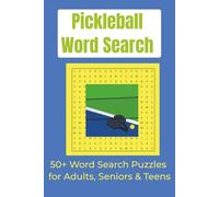 Pickleball Wordsearch Puzzle Book: Word searches with easy to read print about Pickleball, Pickleball Paddle, Dink | 50+ Puzzles | 6 x 9 inches 110 pages | Gift for Holidays, Vacations and more