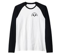 Pickleballer - Gráfico de Pista de Palas de Pickleball Camiseta Manga Raglan