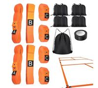 Pickleballs Court Marking Kit | Temporary Bright Lines with 8 sandbags | Pickleballs Court Marking Kit | Temporary Bright Lines with 8 sandbags | Pickleballs Court Markers Kit | for Teenagers