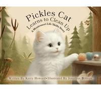 Pickles Cat Learns to Clean Up