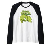 Pickles de Tobillo - BJJ Takedown Comedy Camiseta Manga Raglan