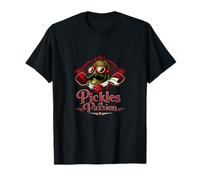 Pickles of Passion Pickleball Retro Pickleball Art Deco Pickle Camiseta