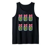 Pickles - Tarro de coqueta con lazos estéticos Camiseta sin Mangas