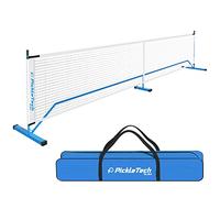PICKLETECH - APB-PNS-Blue - Red de Pickleball portátil Slim 4.0-6,7 m - Red de Torneo - Resistente - con Bolsa de Transporte - Equipo Profesional