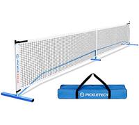 PICKLETECH - APB-PT22FT-B - Red de Pickleball 3.0 Pro - Reforzada - Oficial 6,7 m - Estructura de Acero - Red PEHD - Base Antideslizante - con Bolsa - Equipamiento de Torneo