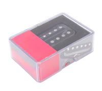 Pickup de bobina dual: diseño de bobina doble sobrewound, tono clásico con alto volumen, tecnología magnet Alnico 5, varilla ajustable para guitarra de 6 cuerdas, cableado