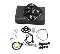 Pickup de guitarra acústica Pickup Electric Sound Hole con Bluetooth Vibration Damting Chorus Función de retraso para guitarristas acústicos hechos de plástico y diseño compacto