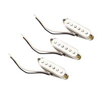 Pickup de guitarra eléctrica de una sola bobina Light Yellow Vintage Magnet Rendimiento dinámico enfocado para reemplazo de guitarra eléctrica de plástico de metal de 52 mm 3pcs