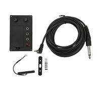 Pickup de guitarra Silent EQ: recogida de ajuste de campo de sonido, supresión de ruido de retroalimentación acústica, transmisión superior de calidad de sonido, portátil para