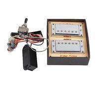 Pickup Humbucker Circuito electrónico Activo Conjunto de caja de batería de guitarra eléctrica LP Doble bobina Suena gruesa grande Pequeña distorsión