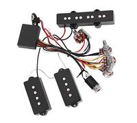 Pickups de graves eléctricos de Zenithaur, preamplificador de eq pasivo activo y arnés de cableado - Accesorios esenciales para el bajo