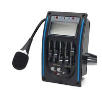 Pickups Set,Juego De Pastillas Para Guitarra 1 Juego De Ecualizador EQ De 5 Bandas Preamplificador De Guitarra Sintonizador De Pastilla Piezoeléctrica + Pantalla LCD De Micrófono