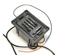 Pickups Set,Juego De Pastillas Para Guitarra Ecualizador De 4 Bandas Con Micrófono Preamplificador De Modo Dual Sintonizador EQ Pastilla De Guitarra Tablero De Ritmo Con Piezo Suave(6 Classic)