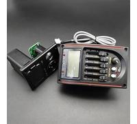 Pickups Set,Juego De Pastillas Para Guitarra Pastilla De Guitarra Acústica De 5 Bandas EQ Preamplificador Sintonizador LCD Pastilla Piezoeléctrica, Ecualizador(Bk 2)