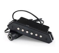 Pickups Set,Juego De Pastillas Para Guitarra Pastilla De Guitarra Acústica Folk De Nivel Básico Sin Necesidad De Abrir Agujeros Pastilla Y Amplificación Inalámbricas(Bk)