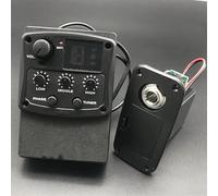 Pickups Set,Juego De Pastillas Para Guitarra Pastilla De Preamplificador De Guitarra Acústica Ecualizador EQ De 3 Bandas Sintonizador LCD Con Reverberación/retardo/coro/parte De Guitarra Ancha(GT2)