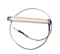 Pickups Set,Juego De Pastillas Para Guitarra Traje Piezoeléctrico De Pastilla Transductor 2X Para Bajo Acústico De 4 Cuerdas