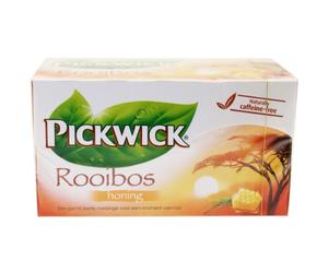 Pickwick Rooibus Honig, Té Rooibos con Miel, 20 Bolsitas