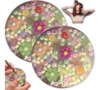 Picky Pad Skin Picking Fidget Toys 2PCS De 3,9 Inch De Silicona Redonda Picky Pad Divertida Almohadilla De Doble Cara para Picar Juguetes para Aliviar El Estrés/Ansiedad para Niños Y Adultos