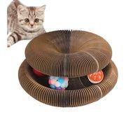 Piclicaon Gat Scratch Board, juguete rayado gato plegable, rasguño para gato, afiliador de garras para mascotas duraderas - interior Evo - do, paso duradero con pelota de juego