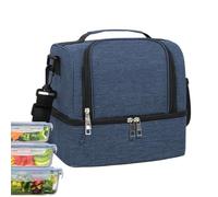Picnic Bag, Cooler Lunch Tote, Waterproof Food Pouch, Leak-Proof Insulation, Portable Carry Handle, Compact Storage, Temperature Control, Perfect for Camping, Beach, Work, 9.84x6.69x9.06 inches