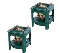 Picnic Burner Furnace, 8-Wick Portable Camping Oil Stove, Portable Camping Stove For Backpacking Hiking Camping, Outdoor Diesell Cooking Stove (2pcs)