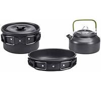 Picnic Camping COCAL DE Cocina DE Cocina DE Cocina DE Agua Portal DE Agua Pan Pan Pan Pot Pot Viaje DE Aluminio Kits DE Cocina DE Cocina DE Cocina Utensils Pista PICNICO (Color: A)(B)