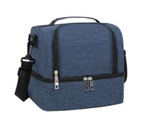 Picnic Cooler Bag, Insulated Work Trip Tote, Waterproof Portable Pouch, Thermal Storage Design, Food and Drink Carrier for Camping, Beach, Work, School, Beverage Transport, 9.84x6.69x9.06 Inches