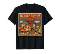 Picnic Nuclear Retro Humor Oscuro Apocalipsis Camiseta