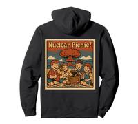 Picnic Nuclear Retro Humor Oscuro Apocalipsis Sudadera con Capucha