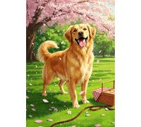 Picnic Scenery 3000 Piece Jigsaw Puzzles for Adults, Colourful, Challenging & Brainteasing Adult Puzzles 3000 Pieces Dog, Fun jigsaws for The Whole Family 48x32 Inch