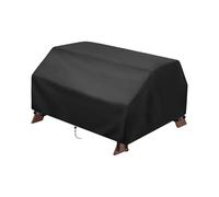 Picnic Table Cover, Outdoor Furniture Protector con correa elástica ajustable, diseño plegable, duradero Oxford Cloth Cover for Garden, Yard, Courtyard, 40,16 x 40,16 x 20,94 pulgadas