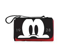 PICNIC TIME Disney Mickey Mouse - Manta de Picnic al Aire Libre, Manta de Playa, Manta de Camping (Rojo con Solapa Negra)