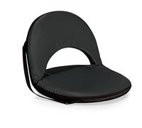 Picnic Time Oniva - Asiento reclinable portátil para Estadio con Soporte de Respaldo, sillas Plegables con Respaldo y cojín, Asiento Acolchado Grueso y reposabrazos, Incluye Seis Posiciones de
