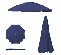 PICNIC TIME ONIVA - Sombrilla de playa para exteriores de 5.5 pies, sombrilla pequeña para patio, sombrilla para silla de playa (azul marino)