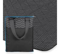 PICNIC TIME Vista Outdoor Picnic Blanket Tote Manta Aire Libre, Poliéster, Colección Wave, 16 x 11 x 3