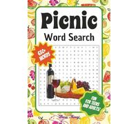 Picnic Word Search Puzzle Book: Fun and Easy Word Searches about Picnic, Fruit Baskets, Park Games and More| Gift for Holidays, Vacations, Relaxing