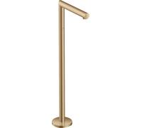 Pico de bañera hansgrohe AXOR Uno, de pie, recto, saliente 226mm, 45412140, Color: Bronce cepillado