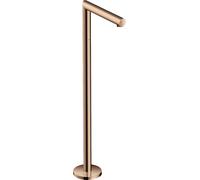 Pico de bañera hansgrohe AXOR Uno, de pie, recto, saliente 226mm, 45412300, Color: Oro rojo pulido