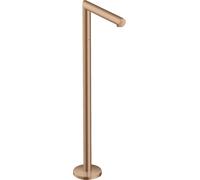 Pico de bañera hansgrohe AXOR Uno, de pie, recto, saliente 226mm, 45412310, Color: Oro rojo cepillado