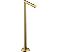 Pico de bañera hansgrohe AXOR Uno, de pie, recto, saliente 226mm, 45412990, Color: Óptica Oro Pulido